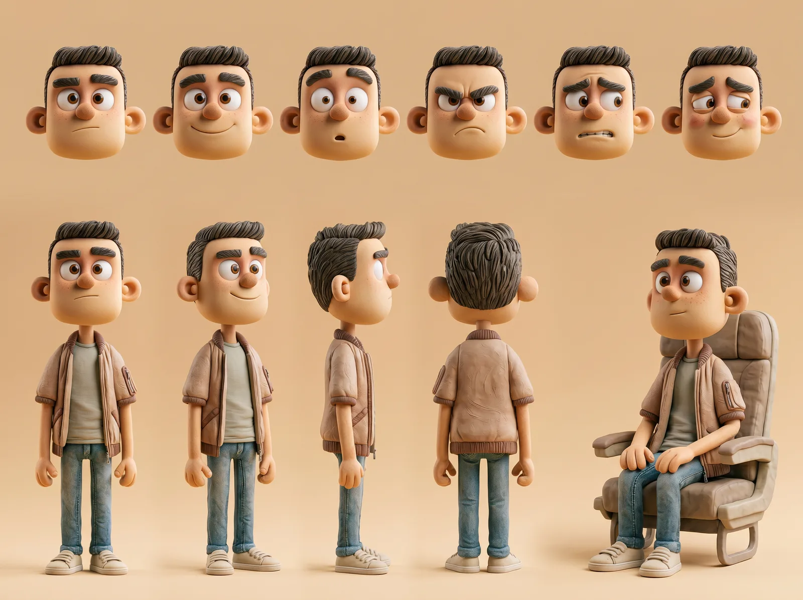 Ficha do personagem Léo, criado com IA para a campanha