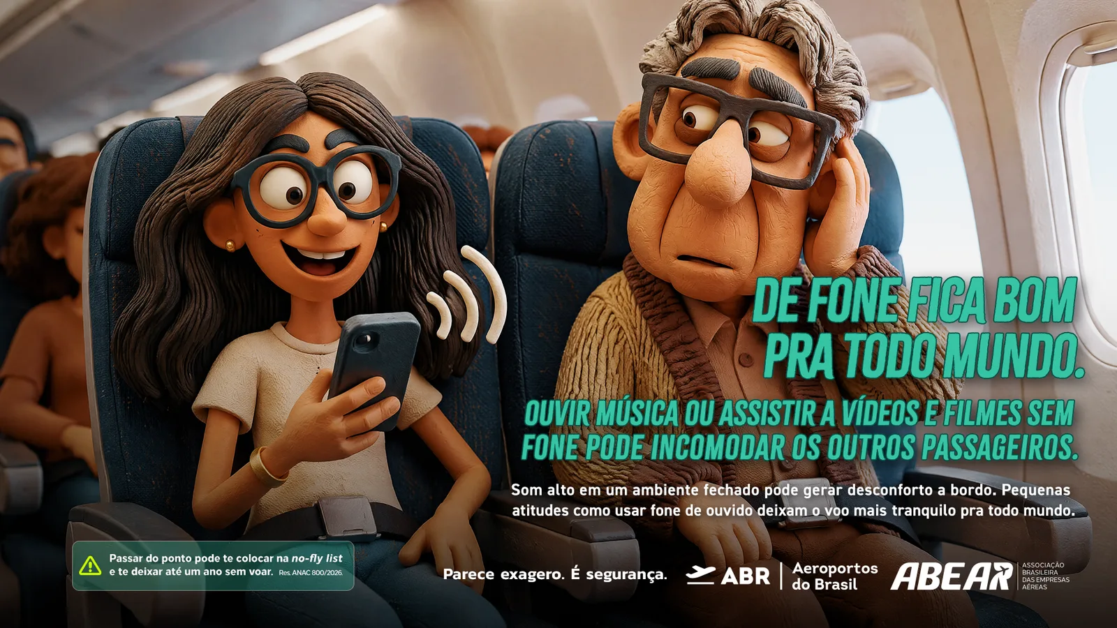 Peça som alto da campanha Parece exagero. É segurança.