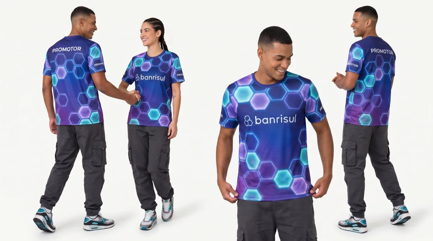 Uniforme da equipe do Banrisul