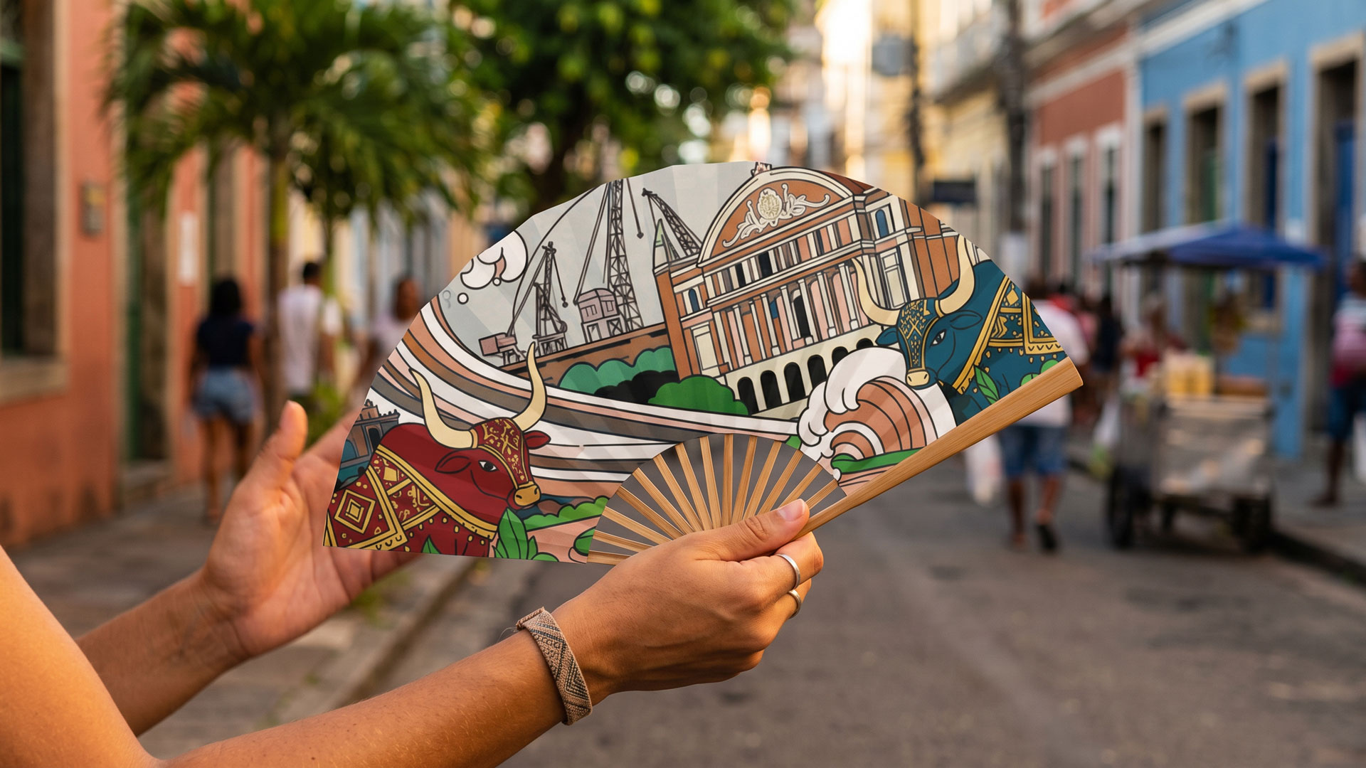 Embratur Estampas — aplicação em produto