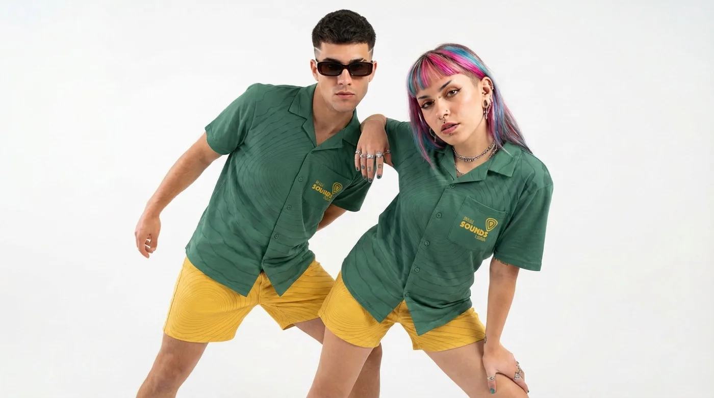 Uniforme da equipe do Brasil Sounds Lisboa